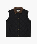 W DETACHABLE QUILTING JACKET IN BLACK image 9