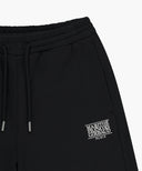 CLASSIC LOGO SWEAT SHORTS IN BLACK image 9