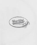 VINTAGE LOGO TYPO TEE IN WHITE image 9