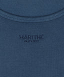 W REGULAR LOGO SLEEVELESS IN BLUE image 9