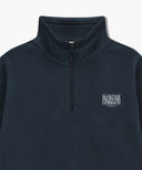 CLASSIC LOGO HALF NECK FLEECE SWEATSHIRT IN NAVY image 9