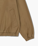 GRAPHIC EMBROIDERY COTTON BOMBER JACKET IN BEIGE image 10