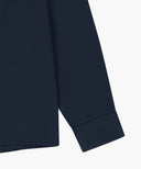 CLASSIC LOGO LINEN SHIRT IN NAVY image 10