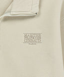 CLASSIC LOGO HALF NECK FLEECE SWEATSHIRT IN IVORY image 10