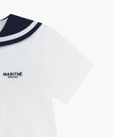 KIDS W SAILOR MARINE DRESS IN WHITE image 10