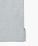 CREST LOGO JERSEY POLO LONG SLEEVE IN LIGHT HEATHER GREY image 10