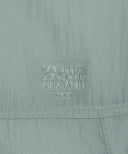 HOODED PACKABLE NYLON JACKET IN MINT GREY image 10