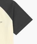 W SMALL REGULAR LOGO RAGLAN CROP TEE IN CHARCOAL GREY image 10