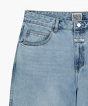 M HIGH STRAIGHT DENIM PANTS IN LIGHT BLUE image 10