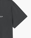 SMALL REGULAR LOGO TEE IN CHARCOAL GREY