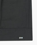 W EASY LINEN SHORTS IN CHARCOAL GREY image 10