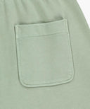 OUTLINE CLASSIC LOGO DYEING BERMUDA SWEAT SHORTS IN MINT image 10