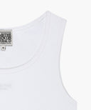 W REGULAR LOGO SLEEVELESS IN WHITE image 10