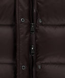 W BASIC CROP DOWN JACKET IN BURGUNDY image 10