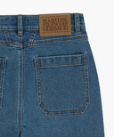 W BOOT-CUT DENIM PANTS IN BLUE image 10