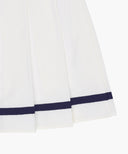 KIDS W MARINE PLEATED SKIRT IN IVORY image 10