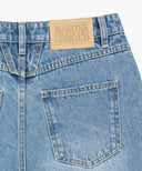 W WIDE FIT VINTAGE WASHED DENIM PANTS IN LIGHT BLUE image 10