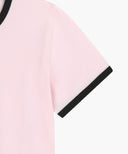 W CLASSIC LOGO RINGER TEE IN LIGHT PINK image 10