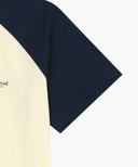W SMALL REGULAR LOGO RAGLAN CROP TEE IN NAVY image 10