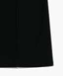 W EMBROIDERY CLASSIC LOGO SWEAT SKIRT IN BLACK