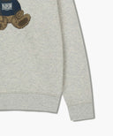 DOODLE BEAR SWEATSHIRT IN OATMEAL image 16