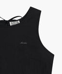 W SOFT SLEEVELESS LONG DRESS IN BLACK image 10