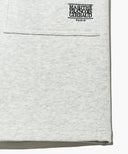 CLASSIC LOGO SWEAT SHORTS IN LIGHT HEATHER GREY