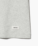 W BASIC TEE IN LIGHT HEATHER GREY image 10