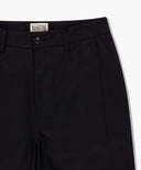 W COTTON CURVED LINE PANTS IN BLACK image 10