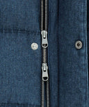 CLASSIC LOGO DENIM DOWN JACKET IN DARK BLUE image 10