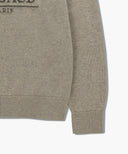 CLASSIC LOGO KNIT PULLOVER IN OATMEAL image 13