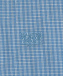 W PATTERN SHEER SHIRT IN BLUE image 16