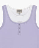 W LAYERED SLEEVELESS IN LAVENDER image 10