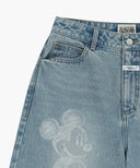 [MARITHE_DISNEY] MICKEY_W BERMUDA DENIM PANTS IN LIGHT BLUE image 10