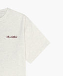KIDS BACK GRAPHIC OVERSIZED TEE IN OATMEAL image 10
