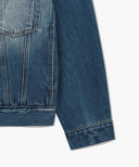 DENIM TRUCKER JACKET IN BLUE image 10