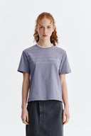 LOGO POINT LETTERING GRAPHIC TOP IN PURPLE image 9