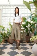 LOGO THREAD POINT CROP TOP IN WHITE image 9