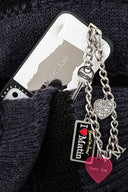 MATIN KIM X CASETIFY PHONE CHARM IN DARK SILVER image 14