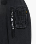 MARITHE X ALPHA INDUSTRIES MA-1 JUMPER IN BLACK image 11