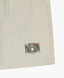 KIDS BEAR CLASSIC LOGO SHORTS IN BEIGE image 11