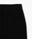 W EMBROIDERY CLASSIC LOGO SWEAT PANTS IN BLACK