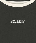 W SLEEVELESS LAYERED LONG SLEEVE TEE IN CHARCOAL GREY image 11