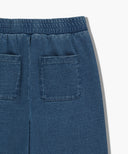 W EMBROIDERY CLASSIC LOGO SWEAT PANTS IN BLUE
