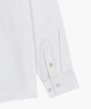 CLASSIC LOGO LINEN SHIRT IN WHITE image 17