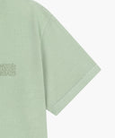 DRAWING LOGO DYEING TEE IN MINT image 11