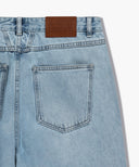 M HIGH STRAIGHT DENIM PANTS IN LIGHT BLUE image 11