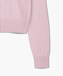 W HALF KNIT ROUND NECK CARDIGAN SET UP IN PINK image 11