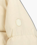 W WIDE COLLAR DOWN JACKET IN CREAM image 11