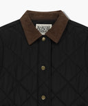 W DETACHABLE QUILTING JACKET IN BLACK image 11